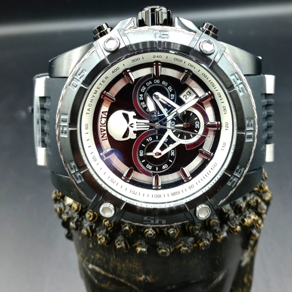 FIRM PRICE-Invicta Limited Edition Marvel Punisher Men's watch.